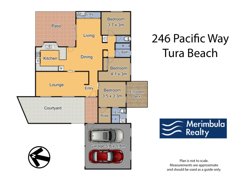 246 Pacific Way, Tura Beach NSW 2548 Floorplan