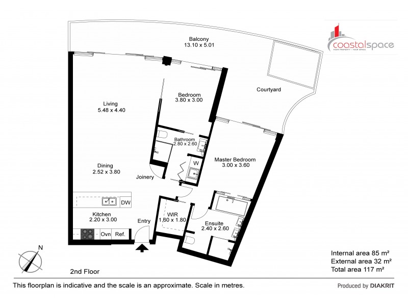 204/110 Marine Parade, Coolangatta QLD 4225 Floorplan