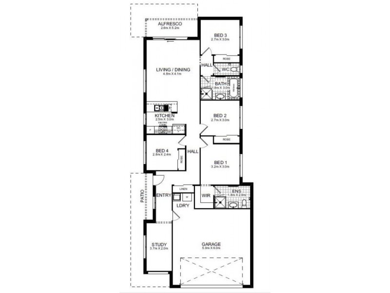 Lot 27 Violet St, Boronia Heights QLD 4124 Floorplan