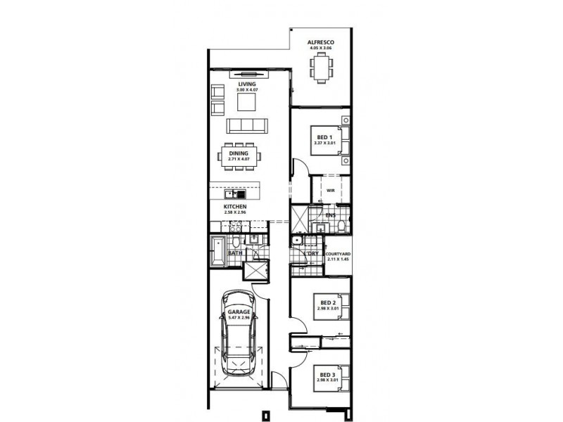 Lot 414 “Killara” Flemming Street, Logan Reserve QLD 4133 Floorplan