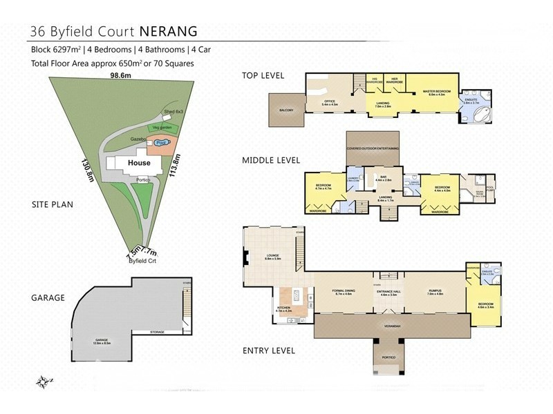 36 Byfield Court, Nerang QLD 4211 Floorplan