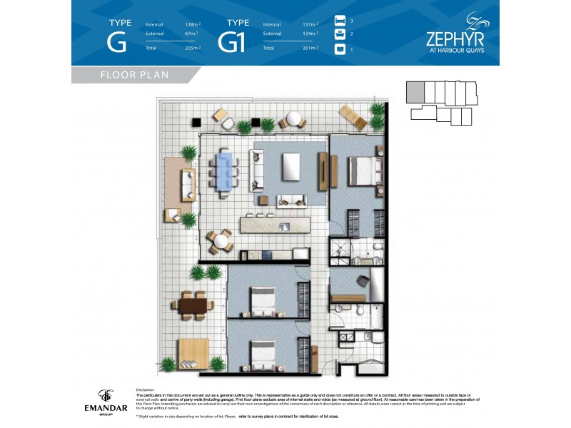 705/15 Compass Drive, Biggera Waters QLD 4216 Floorplan