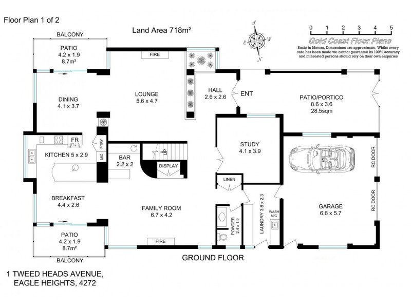 1 Tweed Heads Avenue, Tamborine Mountain QLD 4272 Floorplan