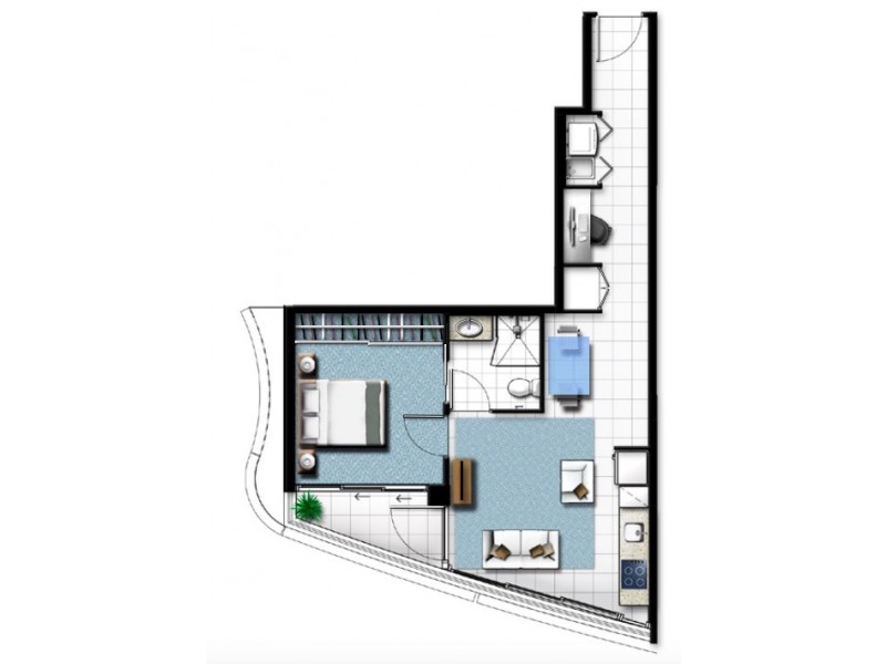 4811/5 Harbourside Court, Biggera Waters QLD 4216 Floorplan