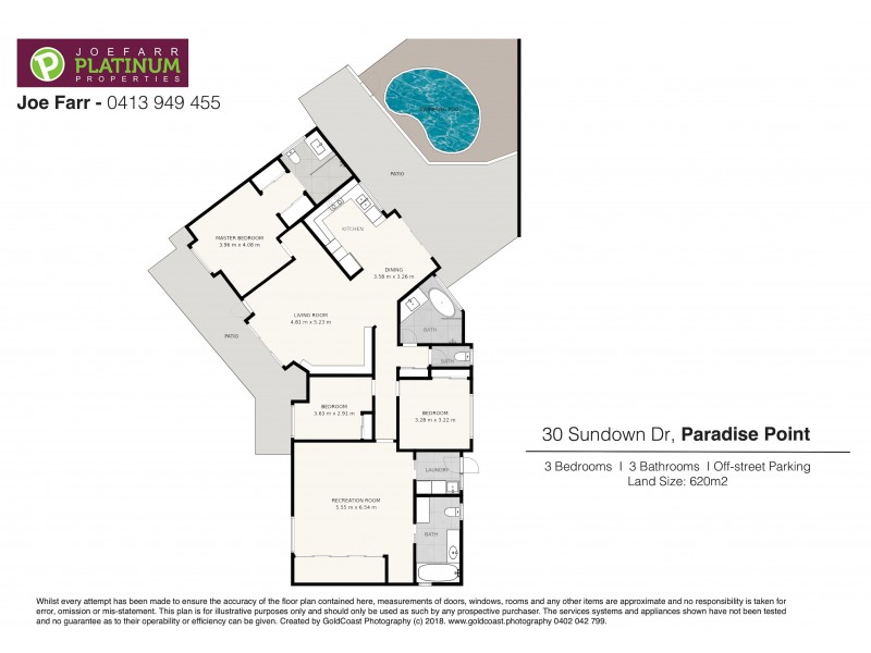 30 Sundown Drive, Paradise Point QLD 4216 Floorplan