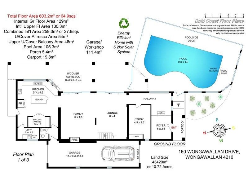 160 Wongawallan Drive, Wongawallan QLD 4210 Floorplan