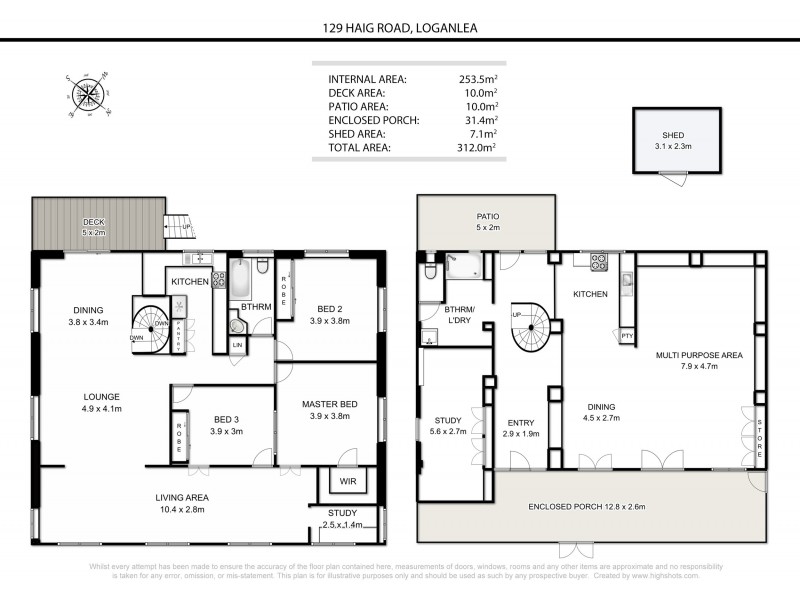 129 Haig Road, Loganlea QLD 4131 Floorplan