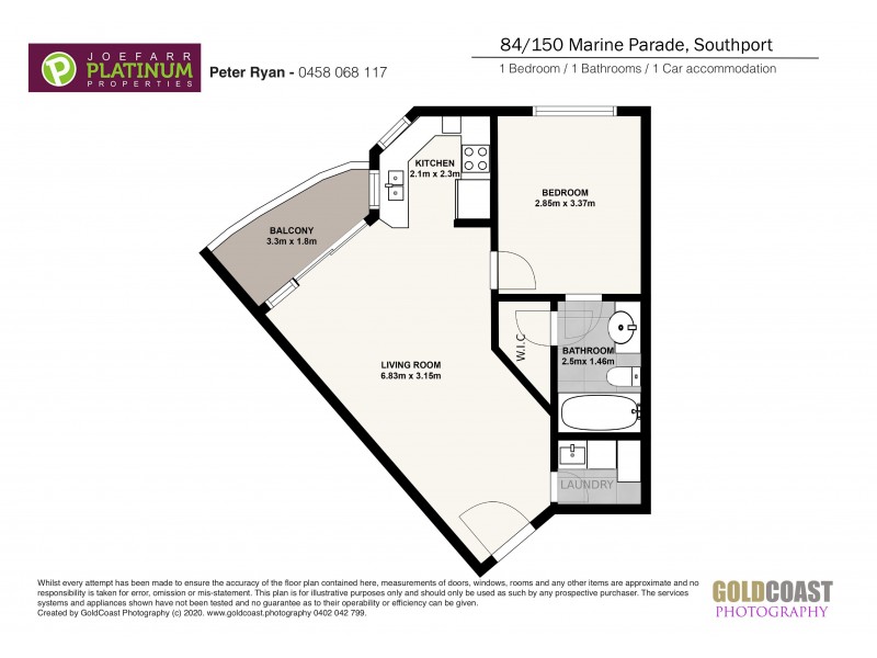 84/150 MARINE PARADE, Southport QLD 4215 Floorplan