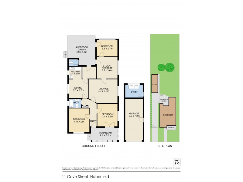 11 Cove Street, Haberfield NSW 2045 Floorplan