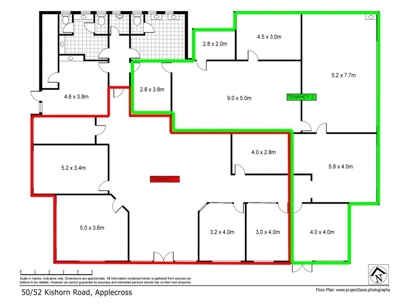 Tenancy 2/50-52 Kishorn Road, Applecross WA 6153 Floorplan