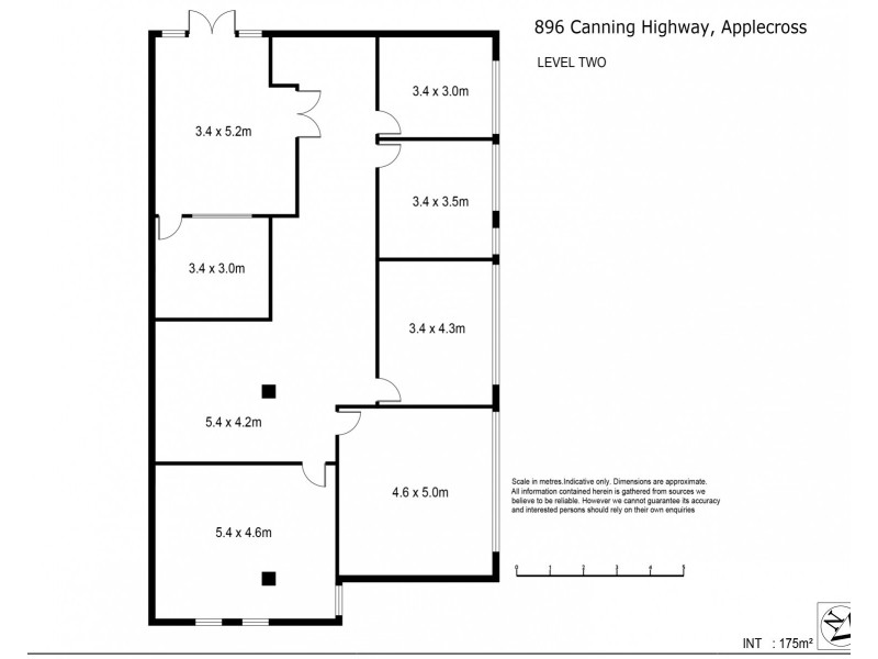 2nd Floor, 896 Canning Highway, Applecross WA 6153 Floorplan