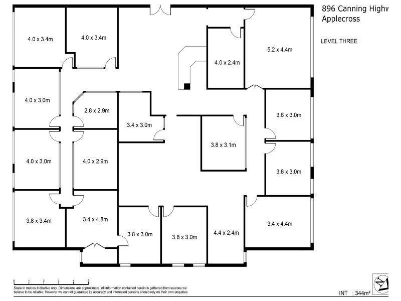 3rd Floor/896 Canning Highway, Applecross WA 6153 Floorplan