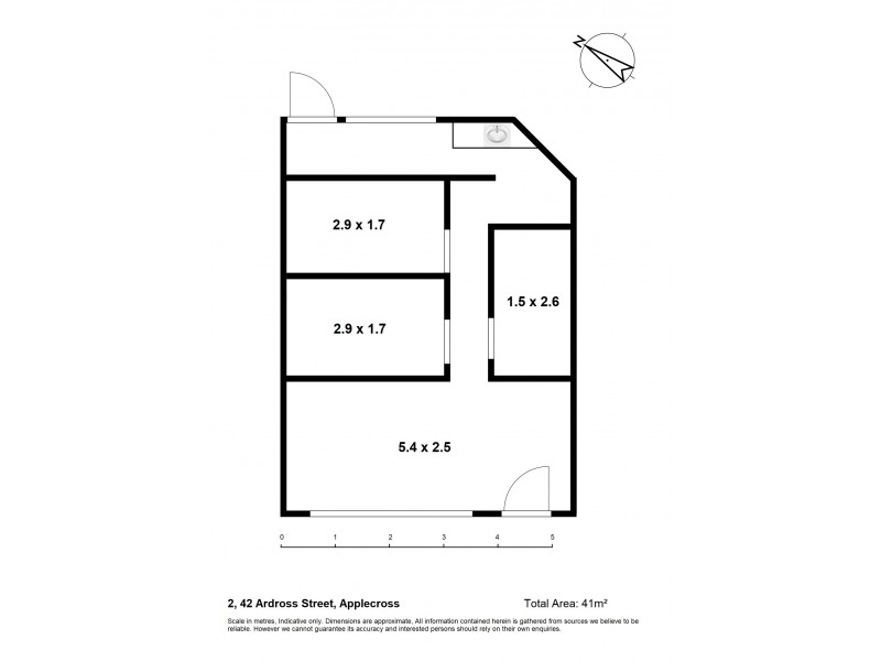 2/42 Ardross Street, Applecross WA 6153 Floorplan