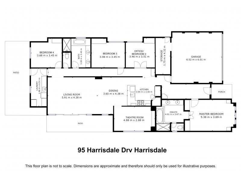 95 Harrisdale Drive, Harrisdale WA 6112 Floorplan