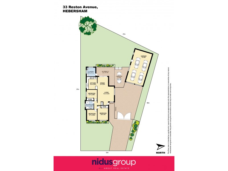 33 Reston Avenue, Hebersham NSW 2770 Floorplan