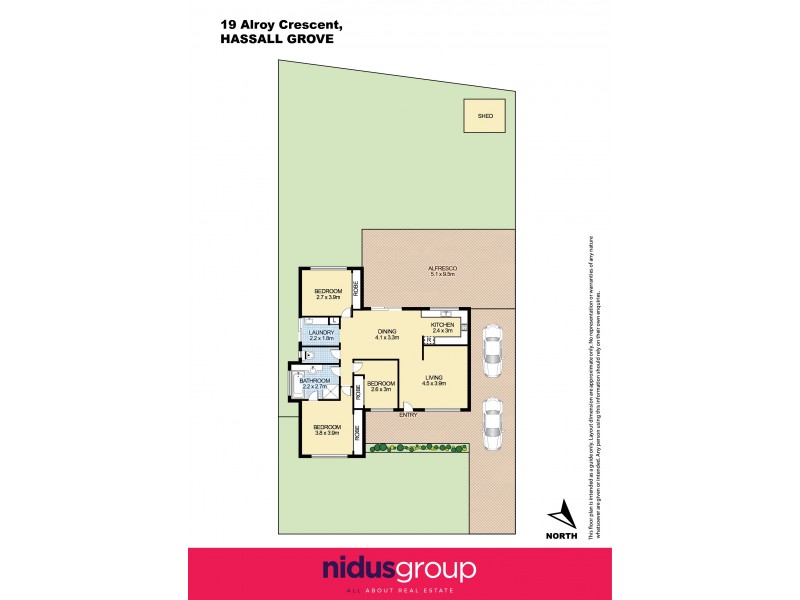 19 Alroy Crescent, Hassall Grove NSW 2761 Floorplan