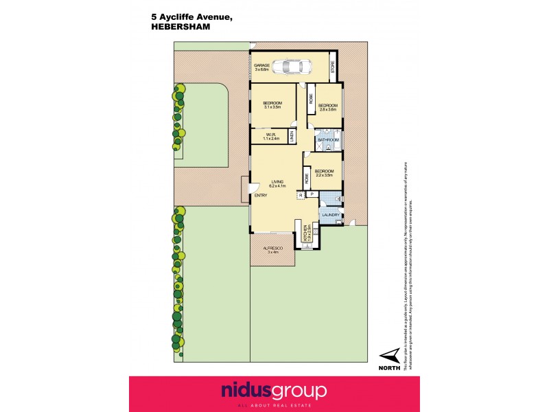 5 Aycliffe Avenue, Hebersham NSW 2770 Floorplan