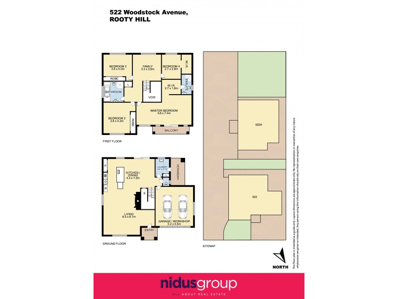 522 & 522A Woodstock Avenue, Rooty Hill NSW 2766 Floorplan