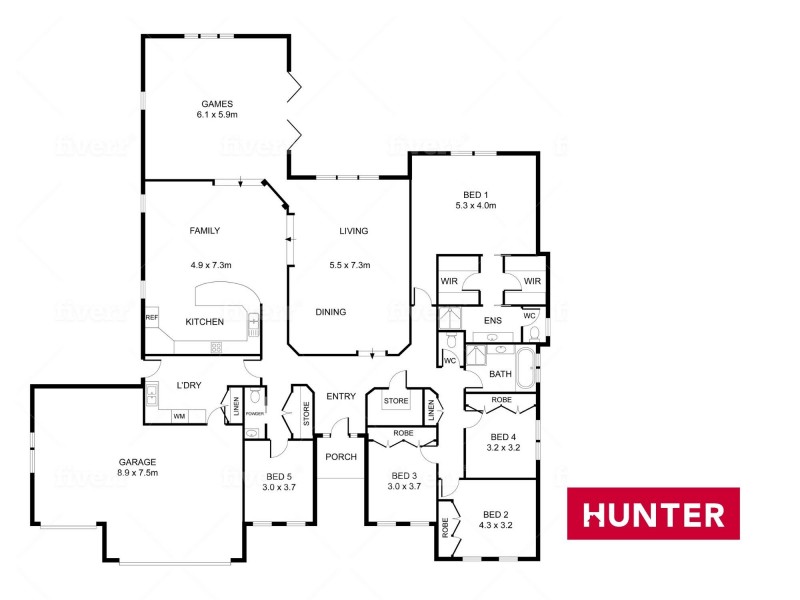 3 Arcadia Close, Bolwarra Heights NSW 2320 Floorplan