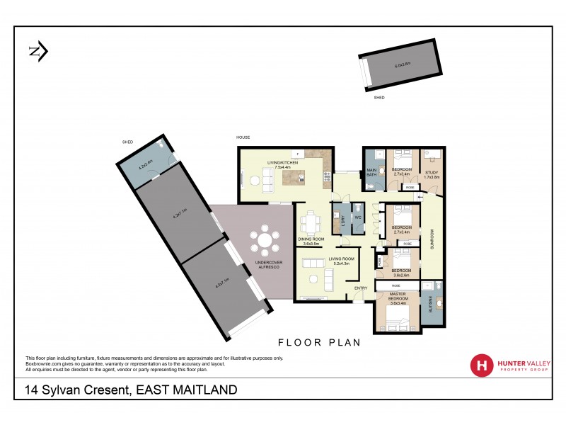 14 Sylvan Crescent, East Maitland NSW 2323 Floorplan
