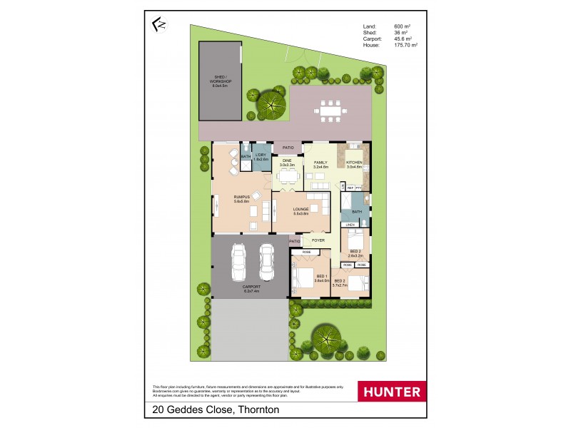 20 Geddes Close, Thornton NSW 2322 Floorplan