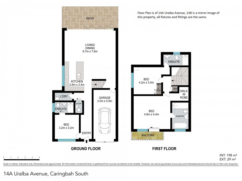 14B Uralba Avenue, Caringbah South NSW 2229 Floorplan
