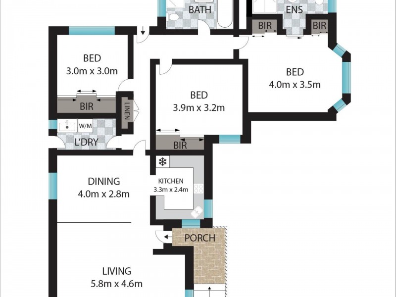 1/198 BURRANEER BAY ROAD, Caringbah South NSW 2229 Floorplan
