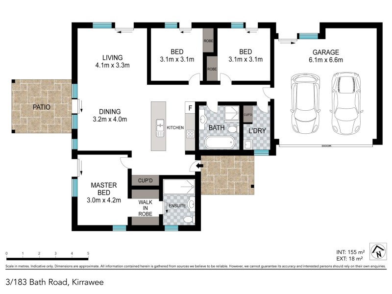 3/183 Bath Road, Kirrawee NSW 2232 Floorplan