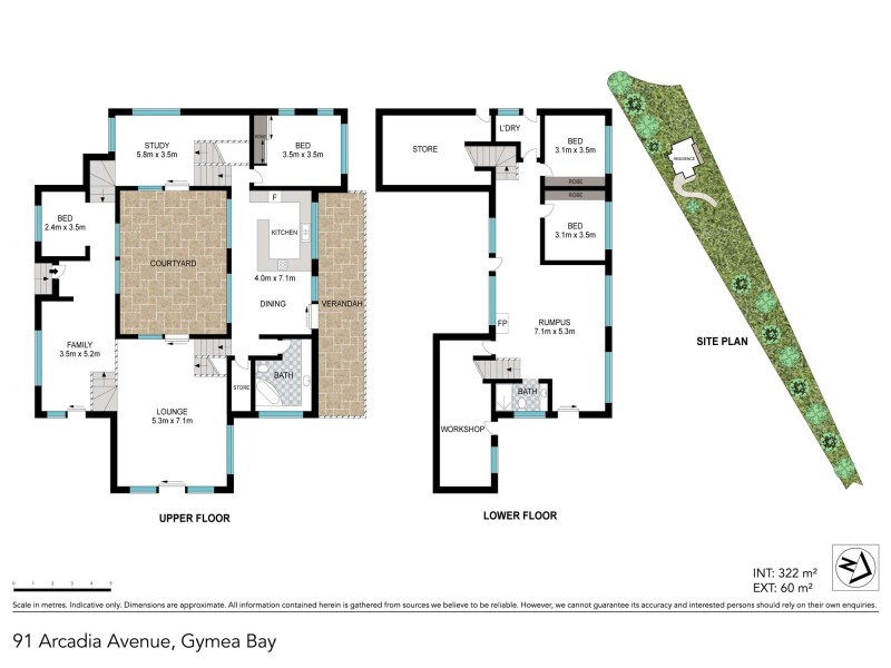 91 Arcadia Avenue, Gymea Bay NSW 2227 Floorplan