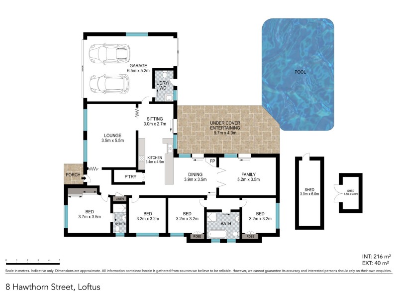 8 Hawthorn Street, Loftus NSW 2232 Floorplan