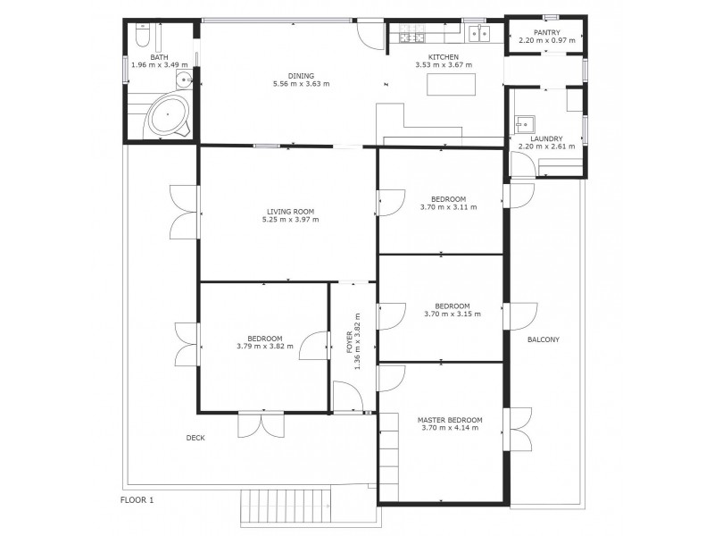 1 WOODEND ROAD, Sadliers Crossing QLD 4305 Floorplan