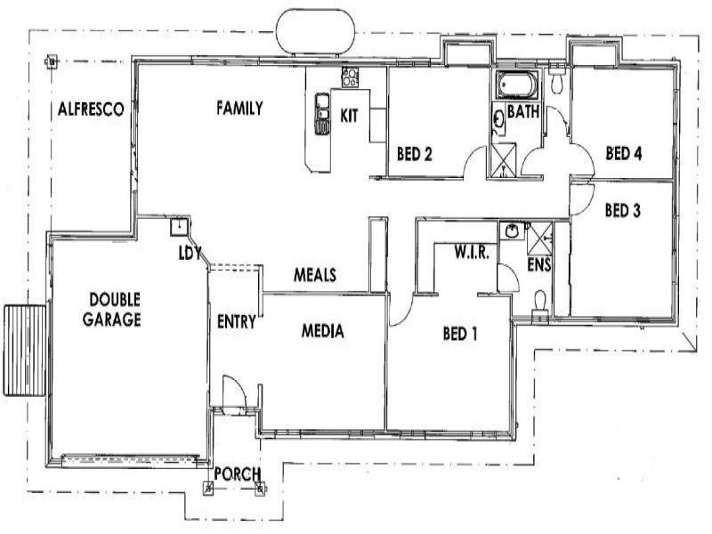 1 SHAMROCK COURT, Chuwar QLD 4306 Floorplan