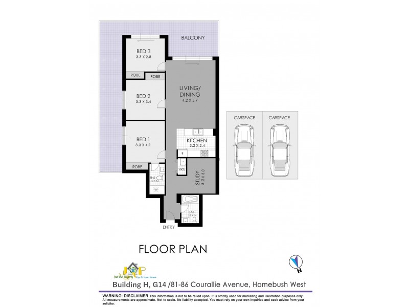 Building H, G14/81-86  Courallie ave, Homebush West NSW 2140 Floorplan