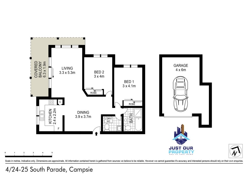 4/24-25 South Pde, Campsie NSW 2194 Floorplan