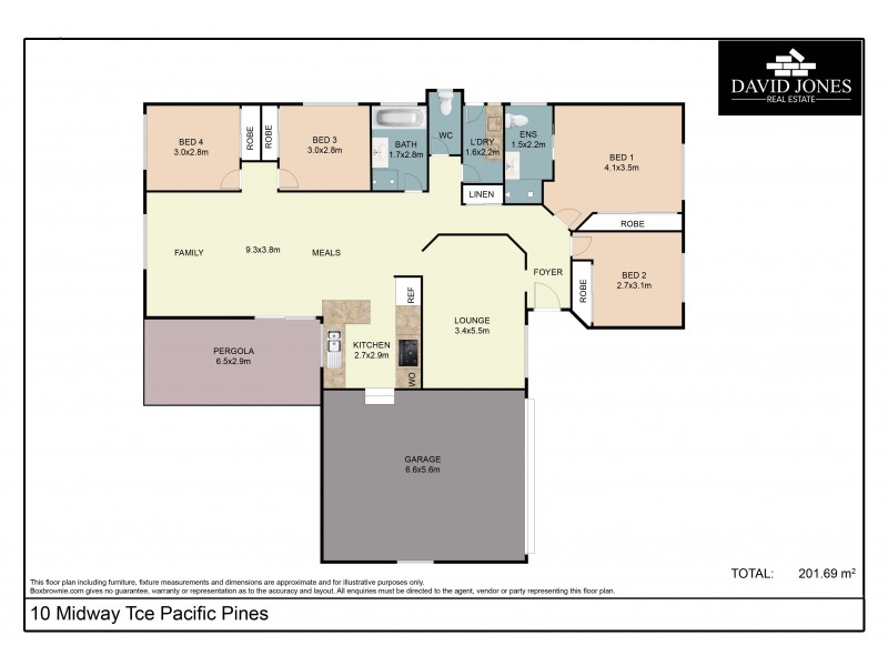 10 Midway Terrace, Pacific Pines QLD 4211 Floorplan