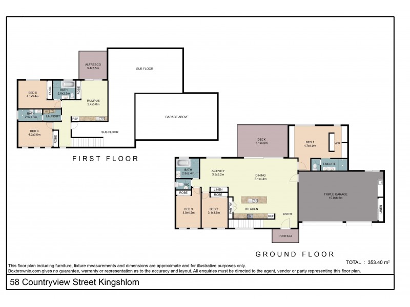 58 Countryview Street, Kingsholme QLD 4208 Floorplan