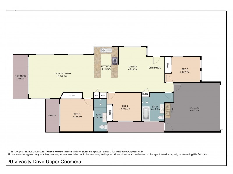 29 Vivacity Drive, Upper Coomera QLD 4209 Floorplan