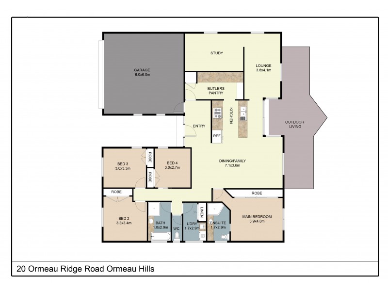 20 Ormeau Ridge Road, Ormeau Hills QLD 4208 Floorplan