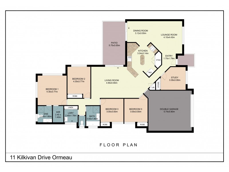 11 Kilkivan Drive, Ormeau QLD 4208 Floorplan