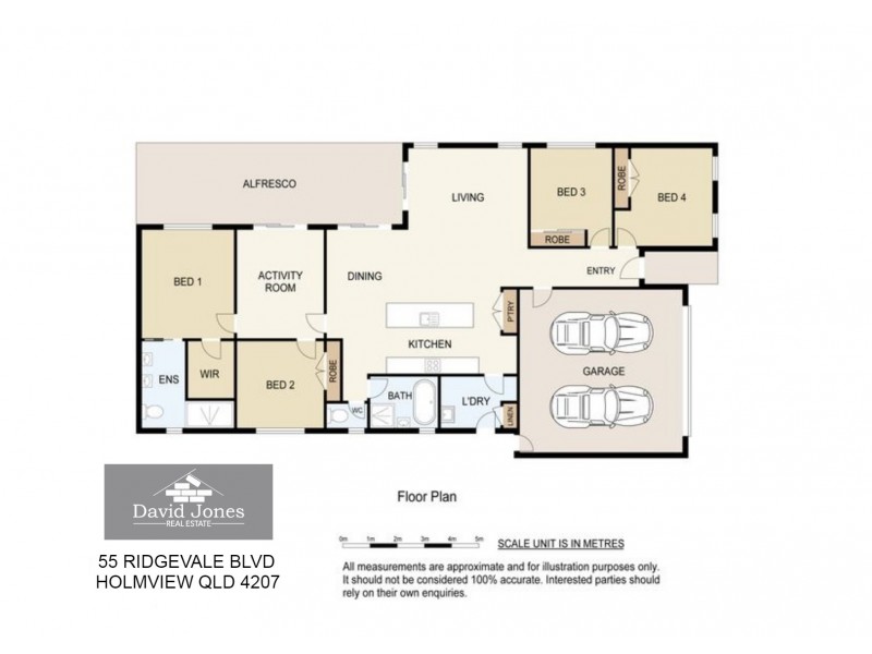 55 Ridgevale Boulevard, Holmview QLD 4207 Floorplan