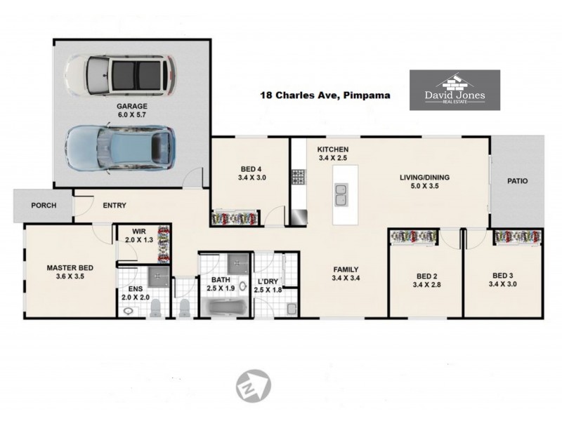 18 Charles Avenue, Pimpama QLD 4209 Floorplan