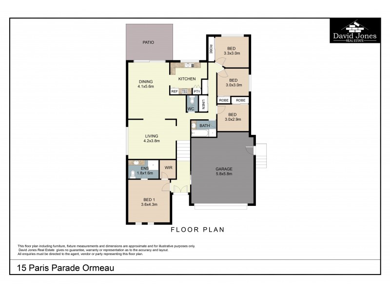 15 Paris Parade, Ormeau QLD 4208 Floorplan