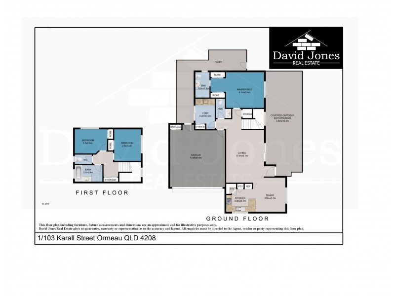 1/103  Karall Street, Ormeau QLD 4208 Floorplan