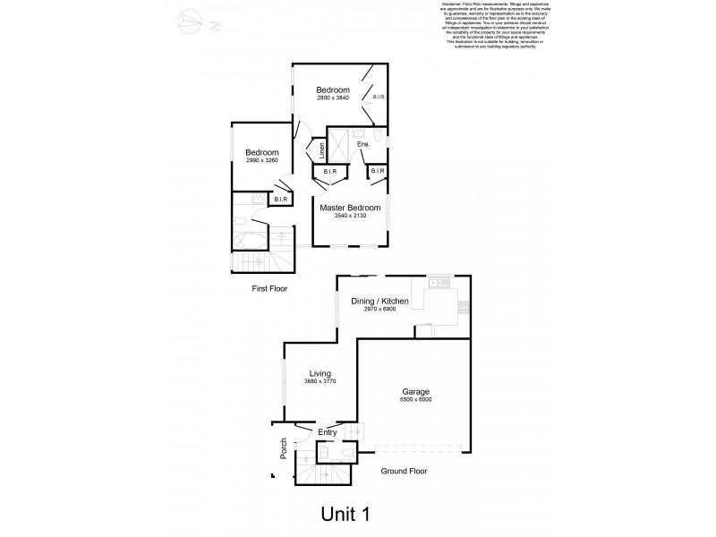 1/25 Terrigal Crescent, Kilsyth VIC 3137 Floorplan
