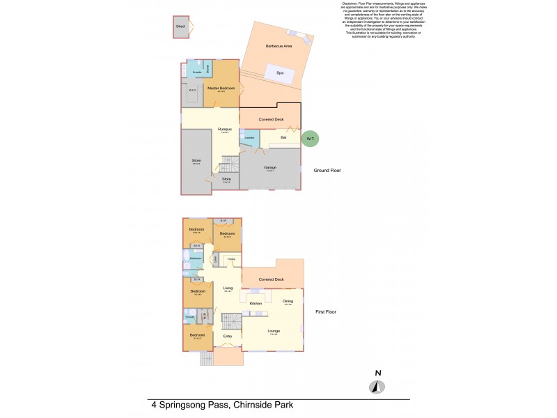 4 SPRINGSONG PASS, Chirnside Park VIC 3116 Floorplan