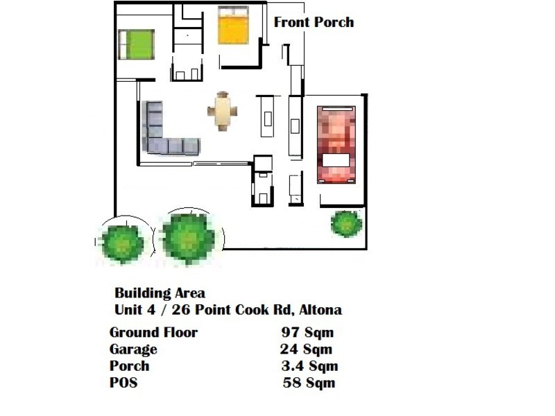 4/26 Pt Cook Rd, Altona Meadows VIC 3028 Floorplan