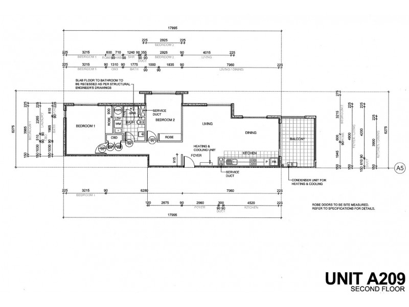A209/460  Victoria Street, Brunswick VIC 3056 Floorplan