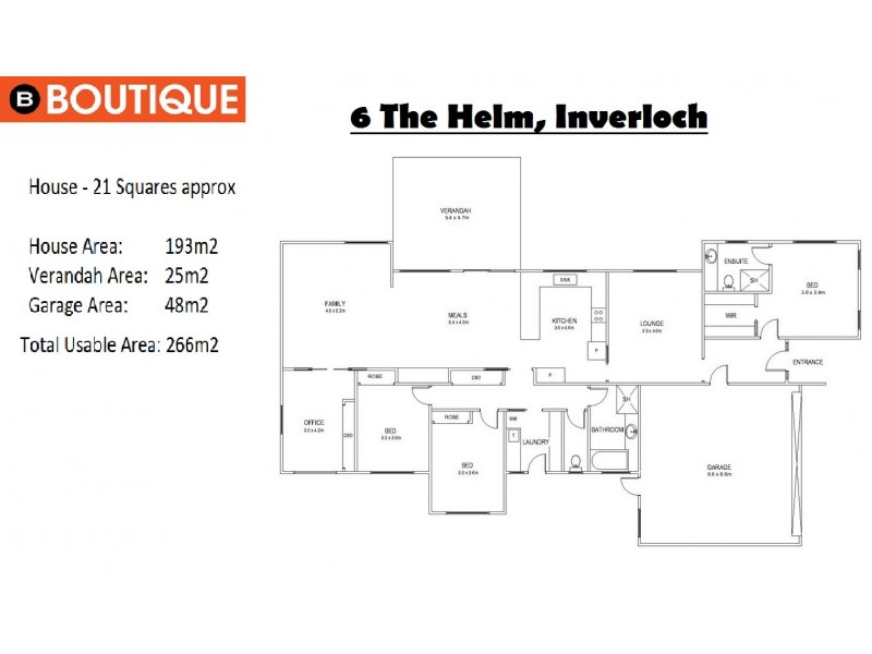 6 The Helm, Inverloch VIC 3996 Floorplan