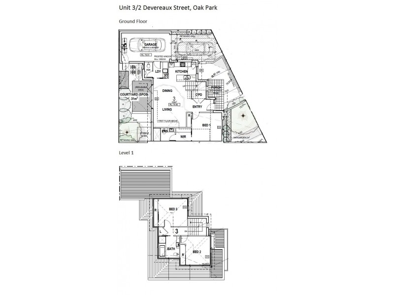 3/2 Devereaux Street, Oak Park VIC 3046 Floorplan