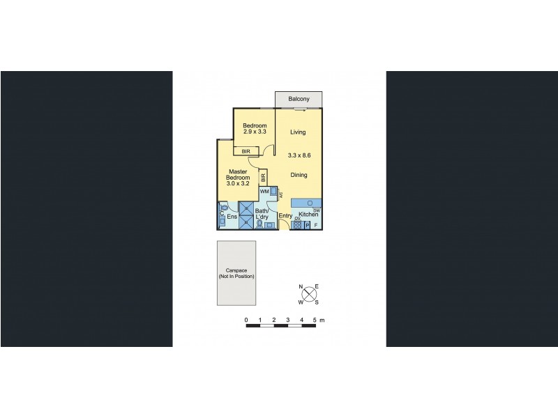 203/80 Cade Way, Parkville VIC 3052 Floorplan